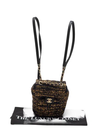 Chanel 2019 Urban Spirit Foldover-top Backpack In Brown
