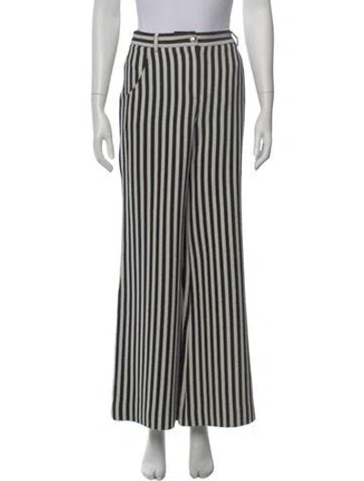 Pre-owned Chanel 2019 Wide Leg Pants In Black