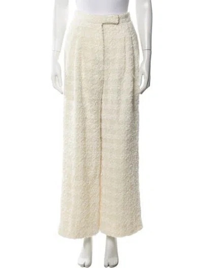 Pre-owned Chanel 2019 Wide Leg Pants In Neutrals