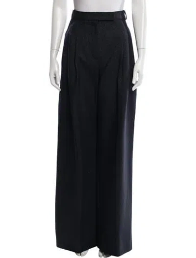 Pre-owned Chanel 2019 Wide Leg Pants W/ Tags In Blue