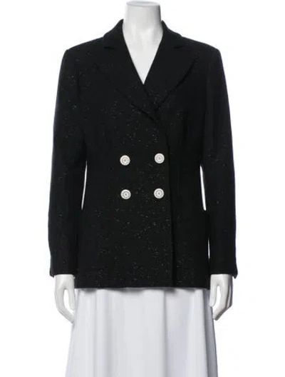 Pre-owned Chanel 2019 Wool Blazer In Black