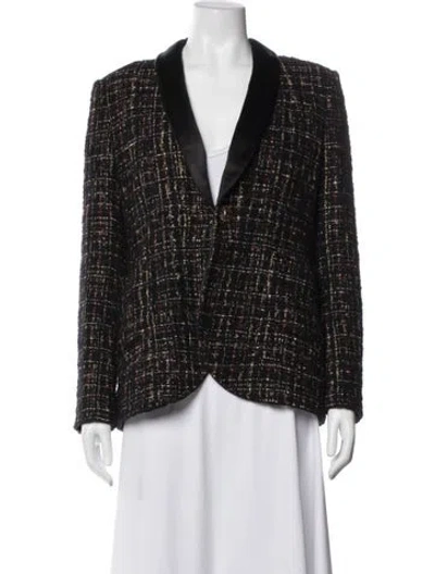 Pre-owned Chanel 2019 Wool Blazer In Black