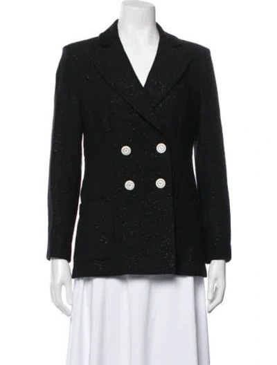 Pre-owned Chanel 2019 Wool Blazer In Black