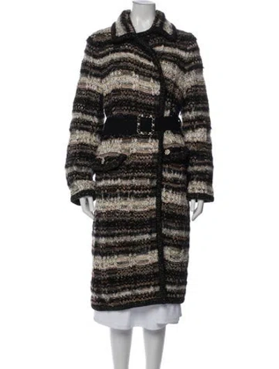 Pre-owned Chanel 2019 Wool Coat In Multi