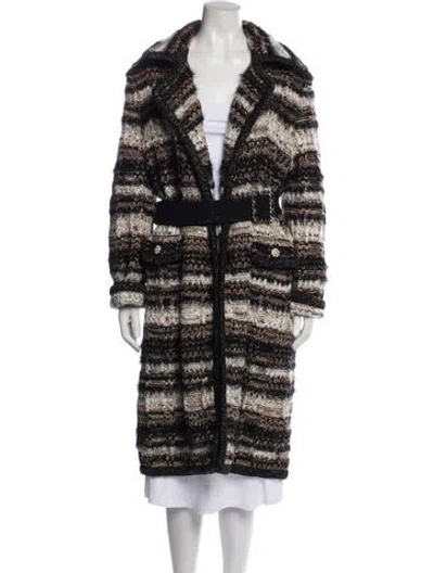 Pre-owned Chanel 2019 Wool Fur Coat