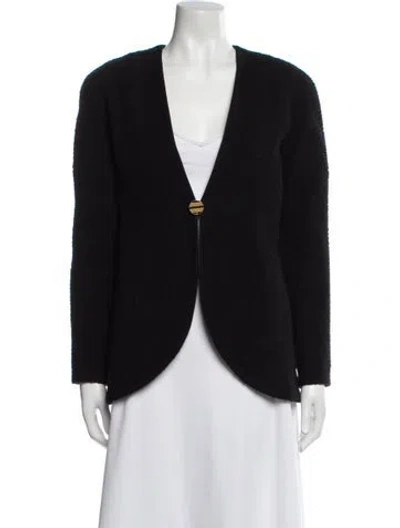 Pre-owned Chanel 2019 Wool Jacket In Black