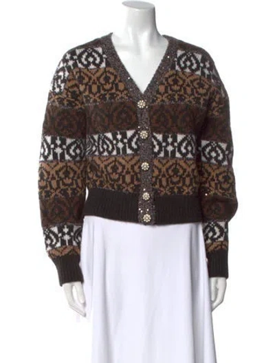 Pre-owned Chanel 2019 Wool Sweater In Brown