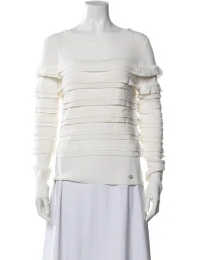 Pre-owned Chanel 2019 Wool Sweater In Neutral