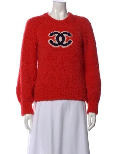 Pre-owned Chanel 2019 Wool Sweater In Orange