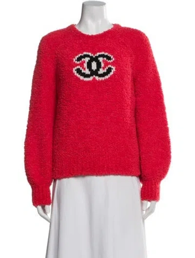 Pre-owned Chanel 2019 Wool Sweater In Red