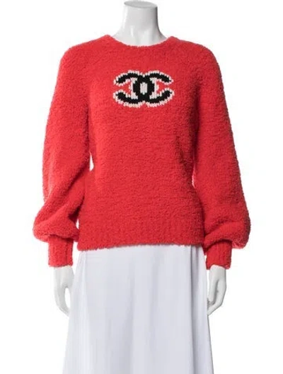 Pre-owned Chanel 2019 Wool Sweater In Red
