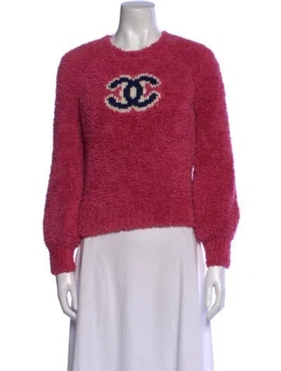 Pre-owned Chanel 2019 Wool Sweatshirt In Pink