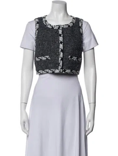 Pre-owned Chanel 2019 Wool Vest In Blue