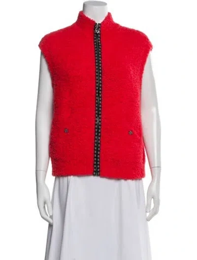 Pre-owned Chanel 2019 Wool Vest In Red