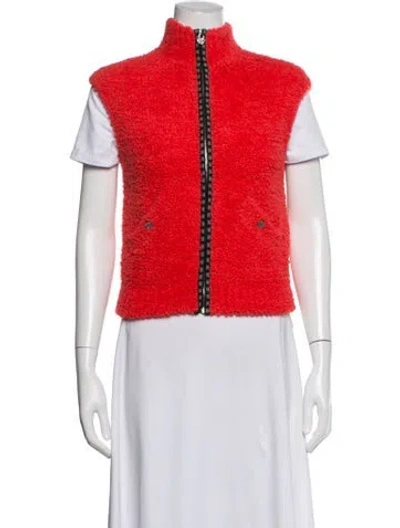 Pre-owned Chanel 2019 Wool Vest In Red