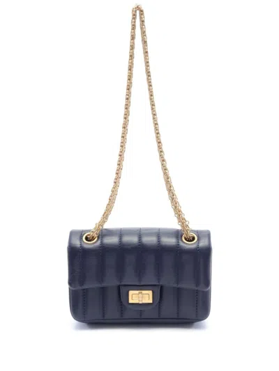 Pre-owned Chanel 2020 2.55 Shoulder Bag In Blue