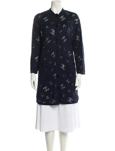 Pre-owned Chanel 2020 '31 Rue Cambon Paris' Sweater In Blue