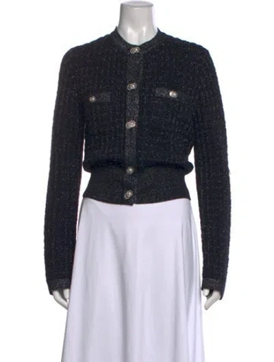 Pre-owned Chanel 2020 Alpaca Sweater In Black