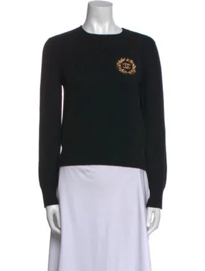 Pre-owned Chanel 2020 Cashmere Sweater In Black