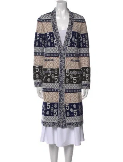 Pre-owned Chanel 2020 Cashmere Sweater In Blue