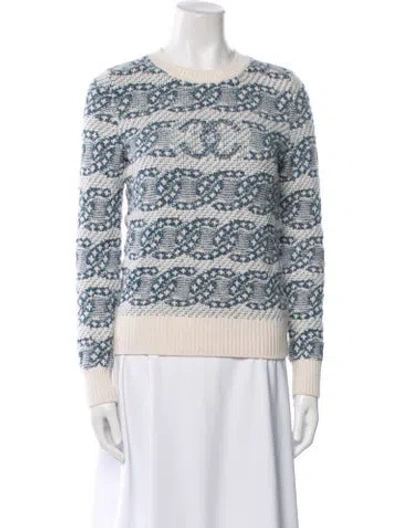 Pre-owned Chanel 2020 Cashmere Sweater In Blue