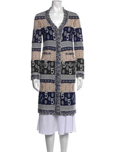 Pre-owned Chanel 2020 Cashmere Sweater In Blue