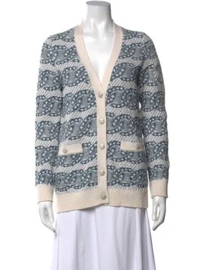Pre-owned Chanel 2020 Cashmere Sweater In Blue