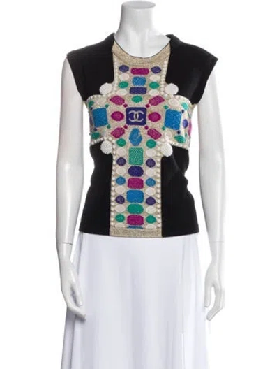 Pre-owned Chanel 2020 Cashmere Sweater In Multi