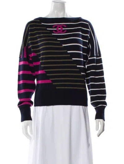 Pre-owned Chanel 2020 Cashmere Sweater In Multi