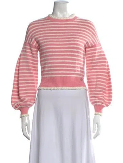 Pre-owned Chanel 2020 Cashmere Sweater In Pink