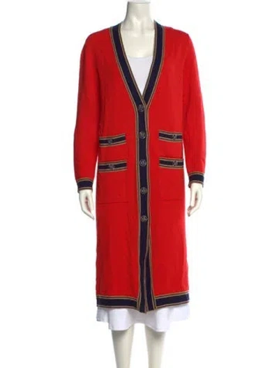 Pre-owned Chanel 2020 Cashmere Sweater In Red