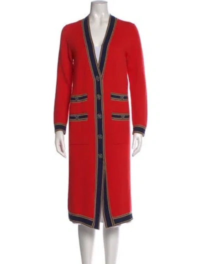Pre-owned Chanel 2020 Cashmere Sweater In Red