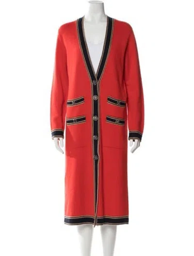 Pre-owned Chanel 2020 Cashmere Sweater In Red