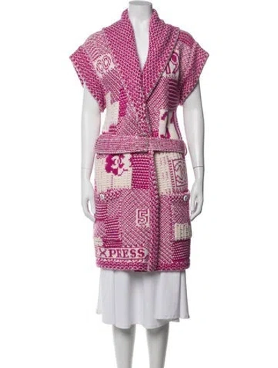 Pre-owned Chanel 2020 Cashmere Sweater W/ Tags In Pink