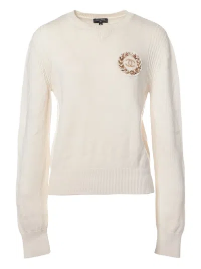 Pre-owned Chanel 2020 Coco Mark Sweater