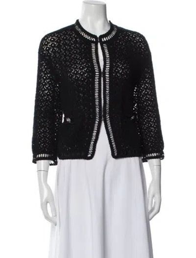 Pre-owned Chanel 2020 Crew Neck Sweater In Black