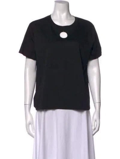 Pre-owned Chanel 2020 Crew Neck T-shirt In Black