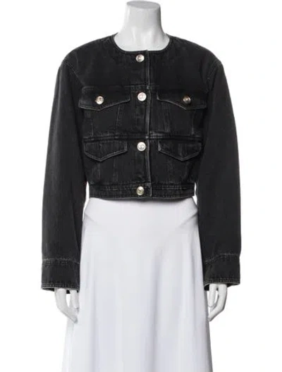 Pre-owned Chanel 2020 Denim Jacket In Black