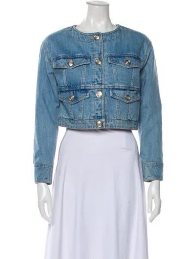 Pre-owned Chanel 2020 Denim Jacket In Blue