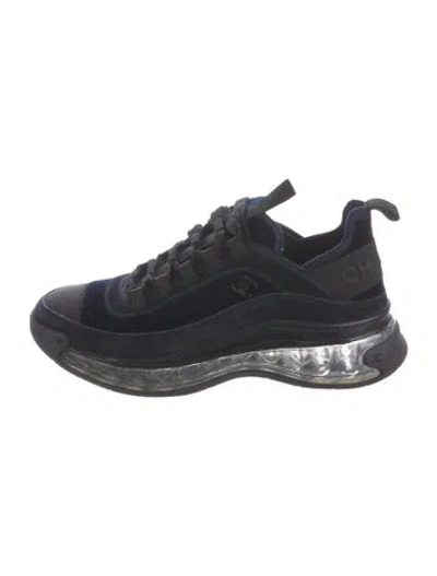 Pre-owned Chanel 2020 Interlocking Cc Logo Athletic Sneakers In Multi