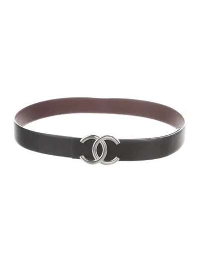 Pre-owned Chanel 2020 Interlocking Cc Logo Belt In Multi