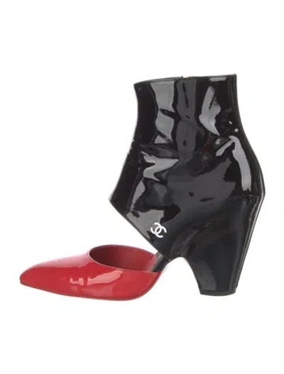 Pre-owned Chanel 2020 Interlocking Cc Logo Boots In Multi