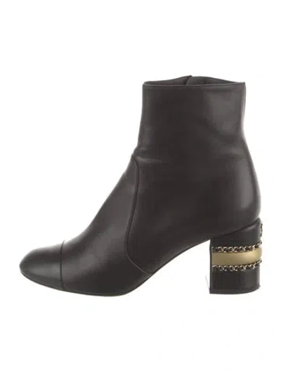 Pre-owned Chanel 2020 Interlocking Cc Logo Boots In Multi