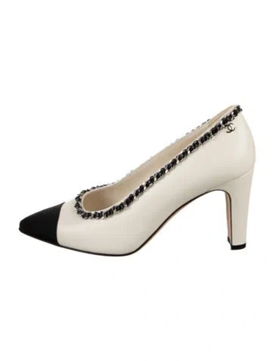 Pre-owned Chanel 2020 Interlocking Cc Logo Pumps In Multicolor