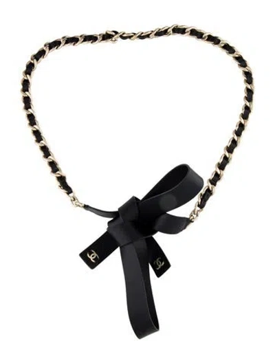 Pre-owned Chanel 2020 Interlocking Cc Logo Waist Belt In Multi