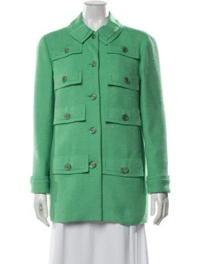 Pre-owned Chanel 2020 Jacket In Green