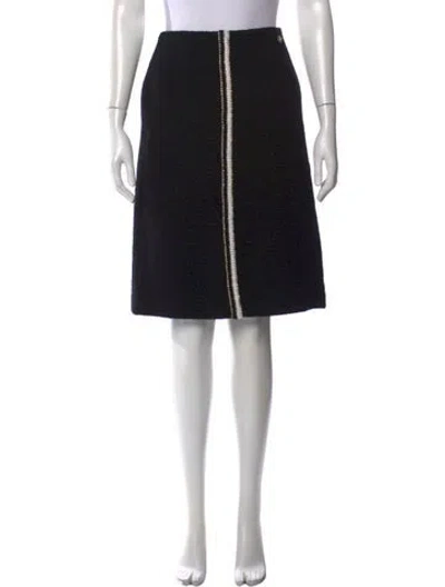 Pre-owned Chanel 2020 Knee-length Skirt In Black