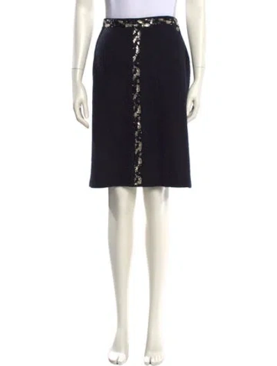 Pre-owned Chanel 2020 Knee-length Skirt W/ Tags In Black