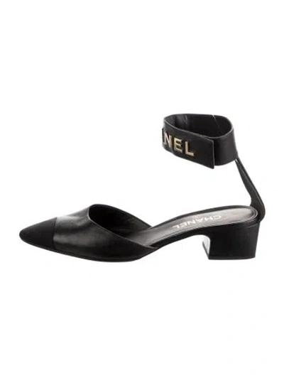 Pre-owned Chanel 2020 Lambskin Pumps In Black