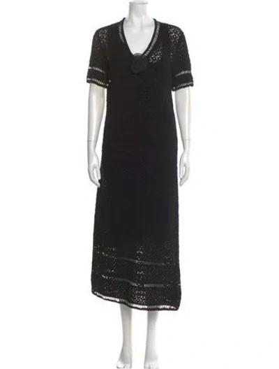 Pre-owned Chanel 2020 Long Dress In Black